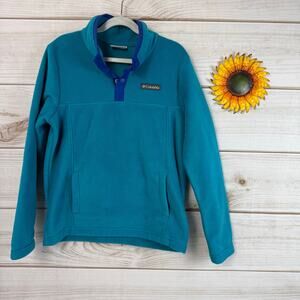 columbia kids steens mtn II quarter‎ snap fleece pullover 10/12